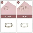 thumbnail image 3 of Jewelry Cleaning Cloth, Professional Polishing Cloth Individually Wrapped, Pink Silver Polishing Cloth 250PCS, 3 of 5