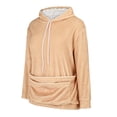 thumbnail image 6 of NMMUED Cat Carrying Hoodie Fleece Hoodie Cat Pocket Hoodie Fluffy Hoodie Pet Carrier Sweatshirt Winter Hoodie Sweatshirt with Dog Pouch Khaki M, 6 of 9