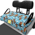 thumbnail image 2 of Yuyamidu Funny Hot Dog Golf Cart Seat Covers Golf Ball Golf Cart Seat Towel Blanket with 4 Front Pockets, Fits More 2 Person Seats Club Car, Blue, 2 of 7