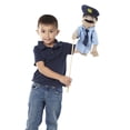 thumbnail image 3 of Melissa & Doug Police Officer Puppet (Detachable Wooden Rod for Animated Gestures, Ideal for Left- or Right-Handed Children, 15” H x 5” W x 6.5” L), 3 of 3