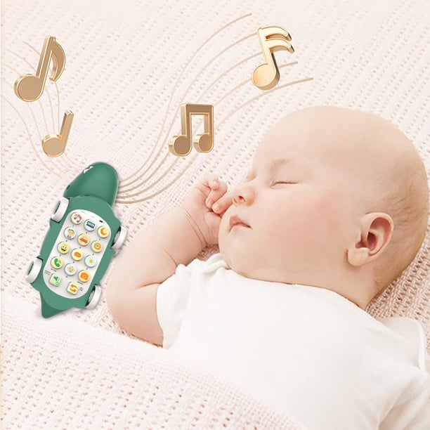 Juguetes para piscina, juguetes para bebés, juguetes para niños pequeños, dinosaurios, simulación educativa temprana, teléfono móvil de juguete, cuento musical, máquina educativa temprana