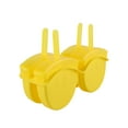 thumbnail image 2 of Smiley Face Silicone Ice Pop Molds-4 Cavity Yellow, 2 of 5