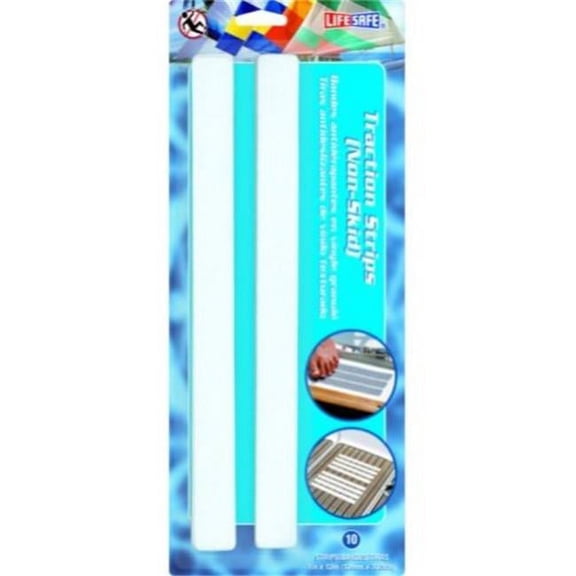 Incom RE3900BL 1 x 12 in. Soft Textured Vinyl Traction Strip, Black - Pack of 10