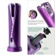 thumbnail image 4 of Rizador de pelo automático inalámbrico recargable con pantalla LCD música ajustable Púrpura Yuyangstore Rizador de pelo automático, 4 of 8