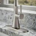 thumbnail image 6 of Kohler R28706-SD-VS Kaori Single Handle Kitchen Faucet with Pull Down Sprayer and Soap Dispenser, Vibrant Stainless, 6 of 9