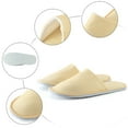 thumbnail image 4 of AUDeals Disposable Slippers - Soft Non Slip Guest Slippers for Hotel, Spa, Home Stay, and Travel Use with Lightweight Coral Velvet Comfort (J, 8.5), 4 of 6