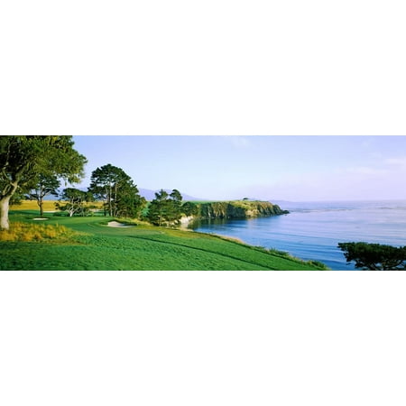 Pebble Beach Golf Course, Pebble Beach, Monterey County, California, USA Print Wall