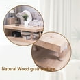 thumbnail image 3 of GZXS Rustic Wooden Coffee Table, 2-Tier Living Room Center Table with Open Shelf, 47" Farmhouse Cocktail Table for Home Décor (Light Natural), 3 of 8