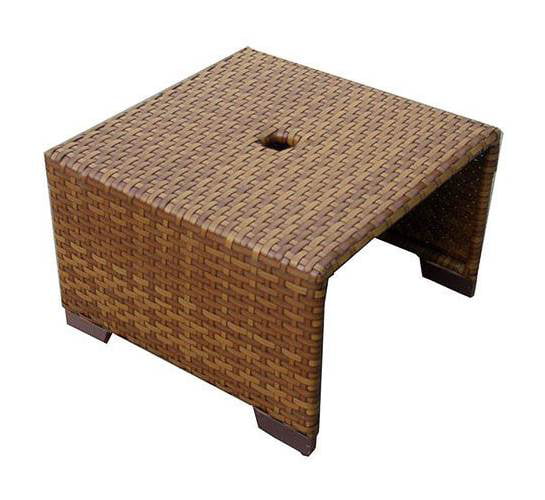 Outdoor Coffee Table With Umbrella Hole, Outdoor Coffee Tables With Umbrella Hole