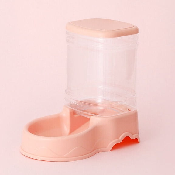 3.8L Automatic Pet Feeder Large Cat Dog Food Dispenser Water Fountain Drink Bowl