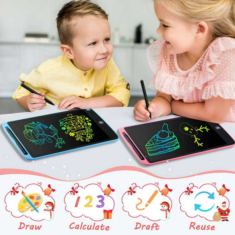 iMounTEK Electronic Educational Learning Mini Tablet, LCD Writing Drawing Pad with Stylus Pen, Gifts for Toddler Educational Learning Travel Birthday
