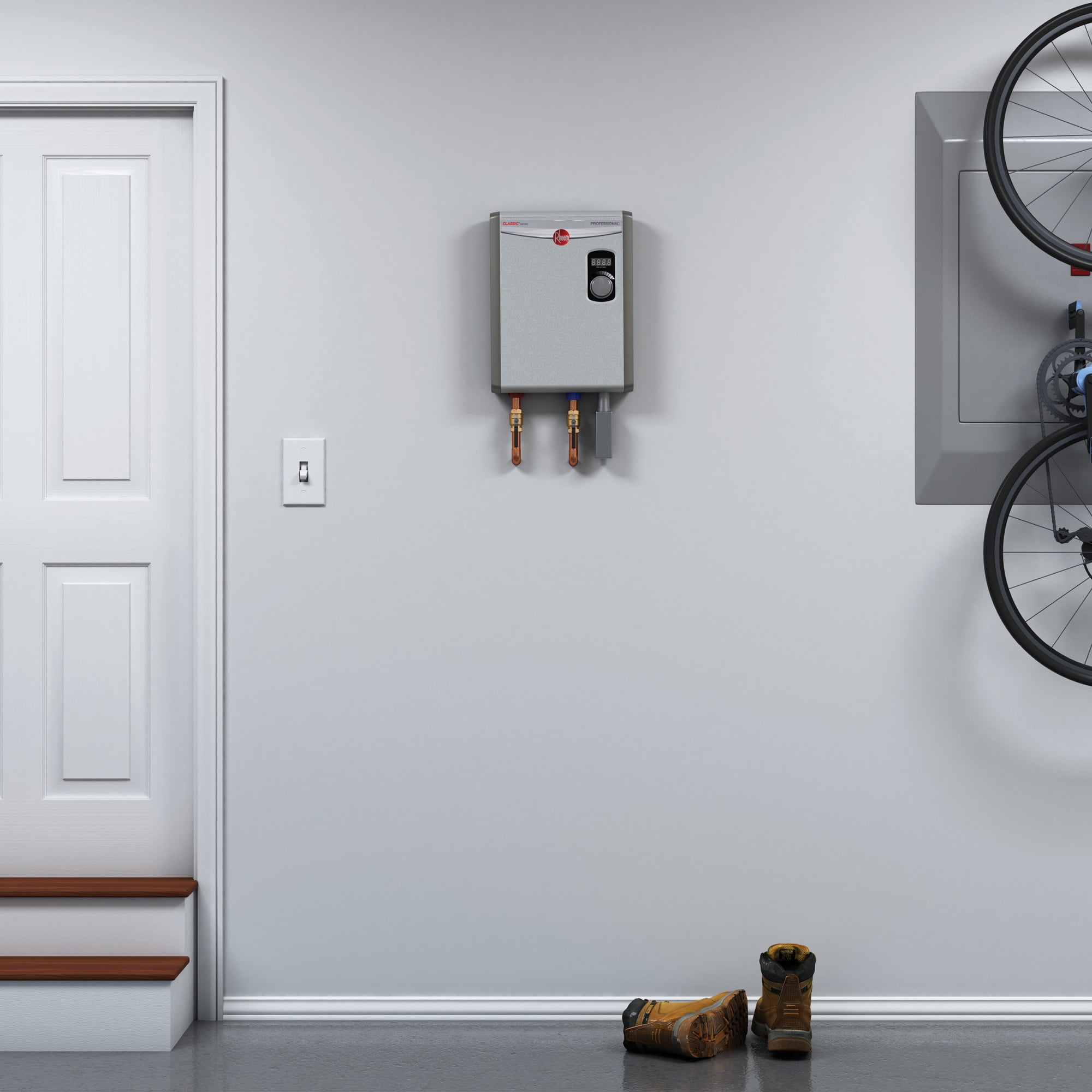Rheem RTEX-18 Classic 18Kw 4.4 GPM Tankless Electric On Demand Point Of Use Water Heater