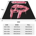 thumbnail image 3 of MF Music Doom Blanket Super Soft Flannel Throw Blanket Warm Cozy Fleece Blankets for Sofa Bed Living Room Dorm 40"x30", 3 of 6