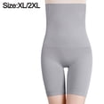 thumbnail image 2 of Pantalones cortos moldeadores posparto de cintura alta para mujer, ropa interior con cinturilla, pantalones para levantar cadera y apretar abdominales, color gris, 2 of 5