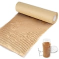 thumbnail image 1 of Packaging Paper Honeycomb Cushioning Wrapping Roll Paper Perforated-Packing Paper Log Pulp Paper for Packing & Moving Void Fill Paper, 1 of 8