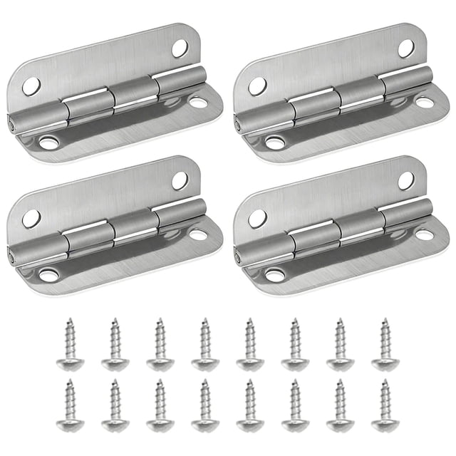 Outdor Stainless Steel Compact Hinge For Cooler Refrigerator Cabinet Door Heavy Duty Rustproof Hardware