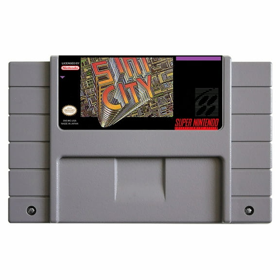 SNES Games Cartridge SimCity