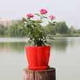 thumbnail image 3 of Flower Pot Pumpkin Shape Imitation Porcelain Plastic Flower Pot for Home by Mightlink, 3 of 8