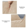 thumbnail image 4 of Dvumao Couch Pillows Clearance, Corduroy Cushion Cushion Nap Cushion Sofa Bed Cushion Small Office Cushion Soft Seat Lumbar Cushion Portable Resting Cushion 38x20x14cm, Women Gifts, 4 of 6