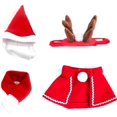 thumbnail image 5 of KAIYANG Conjunto navideño de 4 piezas para perros con pajarita, bonito disfraz para gatos y cachorros, 5 of 5