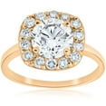 thumbnail image 1 of 2cttw Diamond Cushion Halo Engagement Ring 14k Yellow Gold, 1 of 4