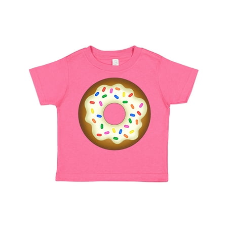 

Inktastic Donut with White Frosting and Sprinkles Gift Toddler Boy or Toddler Girl T-Shirt
