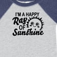 thumbnail image 4 of Inktastic Im a Happy Ray of Sunshine with Happy Sun Boys or Girls Baby Bodysuit, 4 of 5