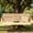 Natural + Steel + Wood, variant on IRONHALL 2-Person Cotton Rope Macrame Hammock Swing Chair, Hanging Swing with Soft Comfort Cushion Included