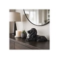thumbnail image 4 of Geometric Lion Figurine for Home and Bathroom Decor - Modern Resin Animal Sculpture for Office and Room - Bold Statue Display for Living Room, Shelf and Coffee Table Ornament - 8", Black, 4 of 11