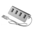 thumbnail image 1 of Gomyhom USB Hub USB Port USB Hub USB Port 4 Port USB Hub 4 USB Port silver, 1 of 4