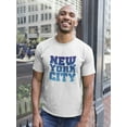 thumbnail image 2 of New York (gradient Blue) Tee Men's -Image by Shutterstock, 2 of 4