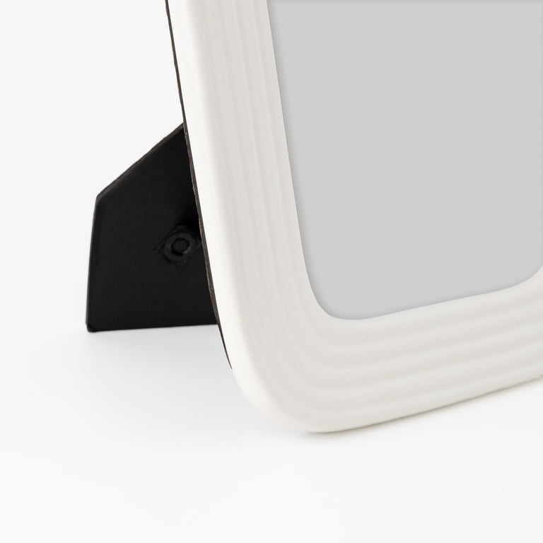 Ceramic Picture Frame 4x6 in White Rectangular photo 4