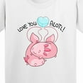 thumbnail image 4 of Inktastic Love You Alotl Cute Axolotl Valentines Youth T-Shirt, 4 of 5