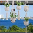 thumbnail image 3 of Spencer Macrame Plant Hanger Indoor Hanging Planter Shelf Rope Braided Flower Pot Holder Hanging Baskets For Plant Home Outdoor Garden Decorations "41.4 Inch, #C", 3 of 9