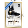 thumbnail image 3 of NHL Pittsburgh Penguins - Drip Skate 21 Wall Poster, 14.725" x 22.375", Framed, 3 of 3