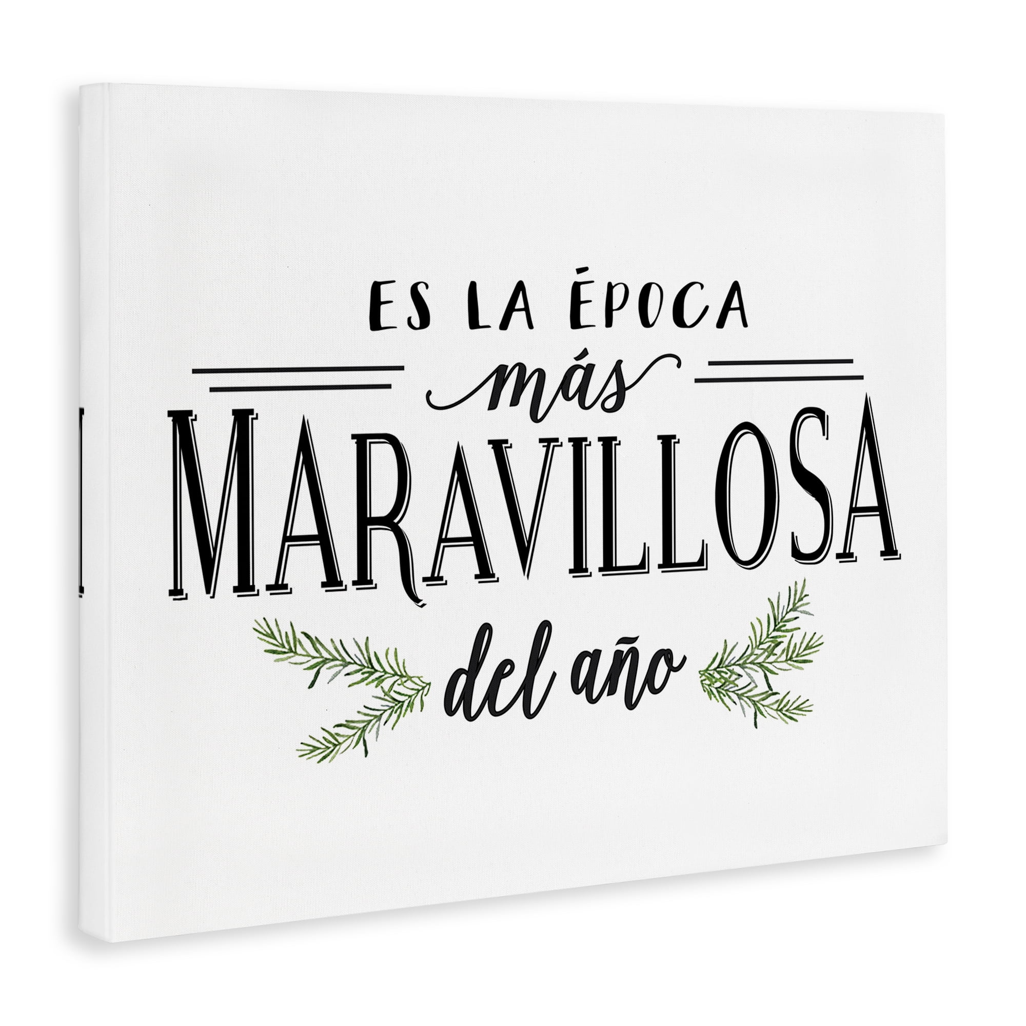 Stupell Industries Época Mas Maravillosa Holiday Painting Wrapped Canvas Art Print Wall Art, 30 x 24