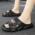 thumbnail image 4 of Men's Shower Slippers Bathroom Sandals Non Slip Pillowcases Beach Sandals Easy To Clean, 4 of 5