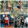 thumbnail image 3 of Kuangmi Knob-Adjustable Knee Brace – Spring Stabilizers for Pain Relief, Sports & Recovery（Single Black Blue Left-M）, 3 of 6