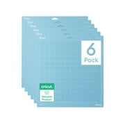 Cricut Light Grip Adhesive Machine Cutting Mats - 12 in x 12 in, 6 Count