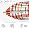 thumbnail image 5 of ZNDUO Scottish Red Check Pattern Throw Pillows for Couch-Indoor Decorative Pillows,20"x20", 5 of 8