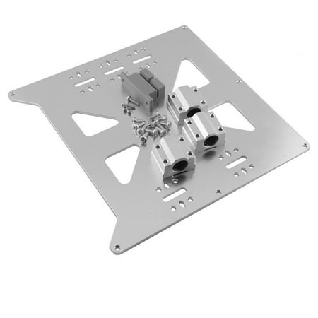 RepRap Champion Y Carriage Plate V2 for Prusa i3 style and DIY 3D Printers with Bearings, Belt Holder and Hardware