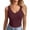 Coffee, variant on Seamless Large U-back Women Vest Removable Bra Slim Versatile Undershirt Light Blue M