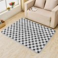 thumbnail image 2 of Plaid Rugs for Living Room Bedroom - Gingham Rug 5x7 - Modern Carpet for Home Decor - Washable Non Slip Patterned Indoor Large Area Rug - Soft & Low Pile (ZJ&520), 2 of 7
