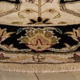 thumbnail image 3 of Safavieh Heritage Oslo Oriental Wool Area Rug, Ivory/Black, 6' x 6' Round, 3 of 11