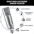 thumbnail image 5 of Grease Coupler Right Angle 90 Degree Push-Fit Slotted Grease Fitting with 1/8inch NPT Threads Slotted Grease Coupler, 5 of 7