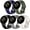 black/white/blue/Field green/Blown grey, variant on 5 Pack Watch Bands Compatible with Google Pixel 2/Pixel 3 41mm/Pixel for Women Men,Soft Silicone Durable Sport Replacement Strap for Pixel Watch 2/3 41mm Smartwatch Accessories Small