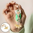 thumbnail image 6 of WEUVEB Golden Metal Ballet Keychain Pendant for Car Keys, Versatile and Stylish Accessory, 6 of 8