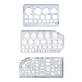 thumbnail image 3 of DOLITY Multifunctional Geometric Ruler Circle Round Stencil Templates Mathematics, 3 of 7
