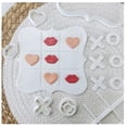 thumbnail image 2 of Cortador De Galletas Juego De Gato Amor Y Amistad 14 De Febrero Blanco, 2 of 4