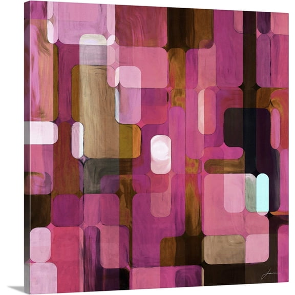 Great BIG Canvas | "Modular Tiles IV" Canvas Wall Art - 20x20